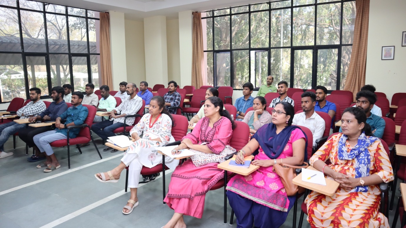 Rural women and youth at a skill development training session